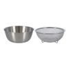 Kohnan Original Stackable Colander Bowl Set, Approx. 6.3 inches (16