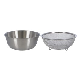 Kohnan Original Stackable Colander Bowl Set, Approx. 6.3 inches (16 cm)