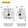 LEINIGER/Residual Current Circuit Breaker/FI Switch/RCD / 2-Pin / 4-Pin /