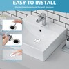 Drain Pipe Kit for Sink Drain Sink Plug Stopper Siphon
