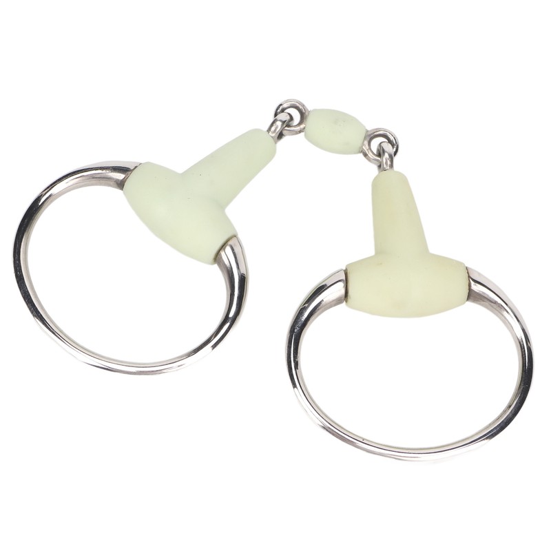 Stainless Steel Horse Bit Apple Flavor Rubber Wrapped Horse Mouth