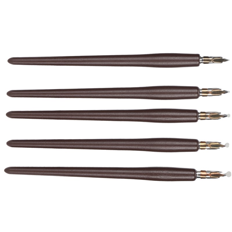 Wooden Handle Dip Pen Home Office Art Painting Calligraphy Fountain