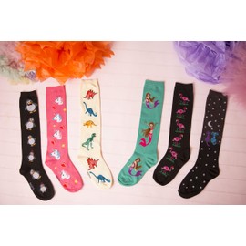 Foozys Women’s Winter Novelty Casual Knee High Socks | Pink Flamingos (2 Pairs)