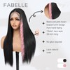 FABÉLLE Silky Straight Wig 26inch 13×4×1 Middle Part Lace Glueless