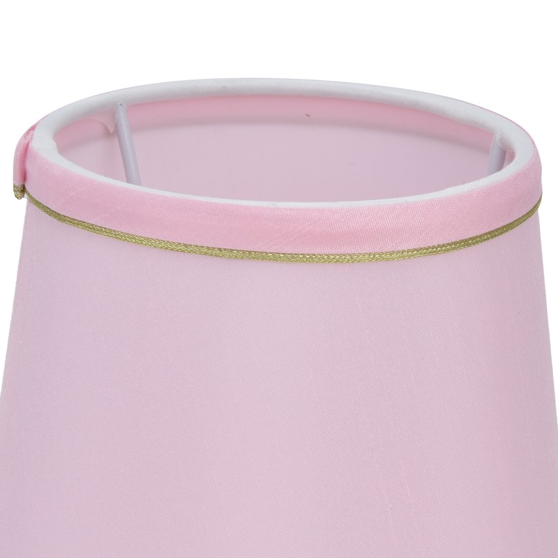 2PCS European Style E14 Lamp Shade Pink Lampshade for Chandelier