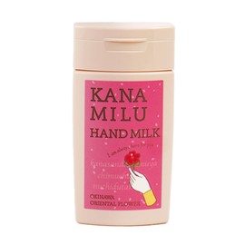 KANA MILU Hand Milk, Oriental Flower Scent, 1.8 oz (50 g), Hand Cream, Moisturizing, Okinawa Origin, Non-Alcoholic