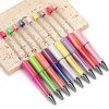 【P159】10pcs Opal Print Plastic Beadable Pen Bead Pens Ballpoint:_#2 yellow