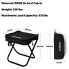 NORDPEAK Compact Foldable Stool with Shoulder Strap, Heavy Duty 350lbs