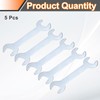 sourcing map 5pcs Double Open End Thin Wrenches 13mm x