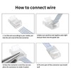 RGBZONE 32.8ft 5 Pin RGBW Extension Cable Wire and 5