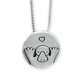 Mark Poulin Women's Pewter Platypus Necklace - Adorable Platypus Pendant on Adjustable Stainless Steel Box Chain