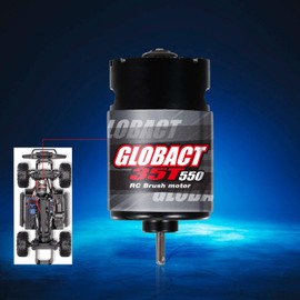 Globact 550 RC Motor 35T Brushed Motor for 1/10 RC Scale RC Crawler Car TRX4 TRX6 Redcat Axial SCX10 SCX10 II AXI03007 JL 90046 RC4WD D90