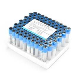 BeHerk Vacutainer Blood Collection Tubes 5ml PT Tube Lab Vacuum Collecting Tube for Lab Test Tubes Pet Animals Veterinary 100 Pcs Wrap Packaging
