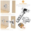 Chibery 2 PCS Full Overlay Soft Close Hinges, Clip ON