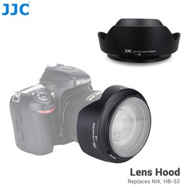 JJC Lens Hood for Nikon AF-S Nikkor 24-120mm f/4G ED VR - Replacement of Original Nikon HB-53