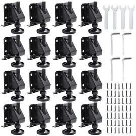 DkOvn Leg Leveler, 16 Pack Heavy Duty Leveling Feet, Adjustable Furniture Leveler Legs, with Screws, Lock Nuts and Wrench, 2 inch Adjustable Height, for Furniture, Table, Cabinets
