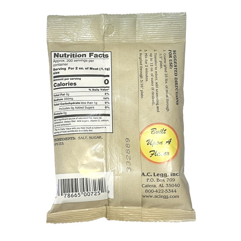 A.C. Legg Old Plantation Seasonings - Blend 7 - Pork