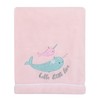 NoJo Under The Sea Whimsy Pink and Blue Narwhals Super