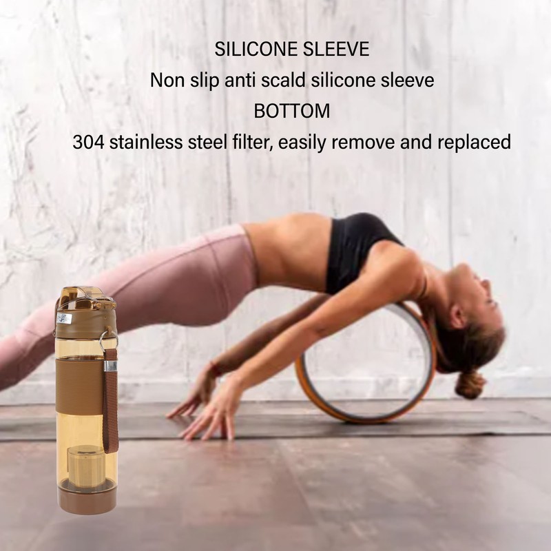 Hydrogen Water Bottle 304 Stainless Steel Alkaline Filter Leak Proof