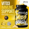 Warrior Vitamin D3 Tablets 4000 IU 60 Day High Strength