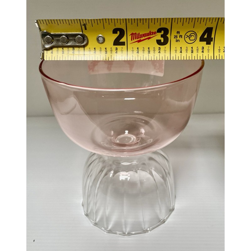Threshold Cocktail Glass Pink Sherbet Dessert Bowl Spring Mother’s Day