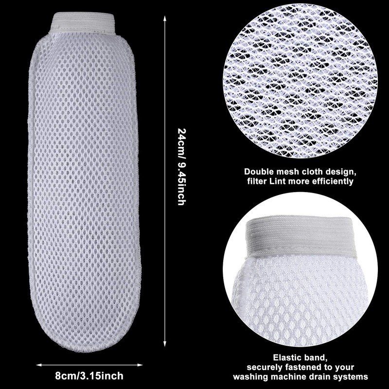 5 Pieces Nylon Lint Traps Washing Machine Lint Traps Nylon