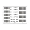2 Sheets Temporary Barcode Tattoo QR Code Tattoo Barcode Tattoo