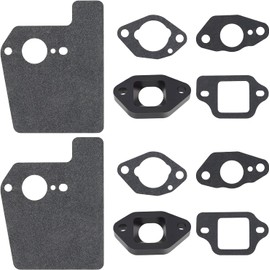 SANTUO 2 Sets Carburetor Insulator Gasket Kit for Honda GCV160A GCV160LA GCV160LAO GCV160LE Lawn Mower Engines Parts 16211-ZL8-000 16221-883-800 19651-Z0L-000