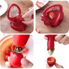 2 Pcs Strawberry Huller and Cutter Set, Pedicle Remover Tool