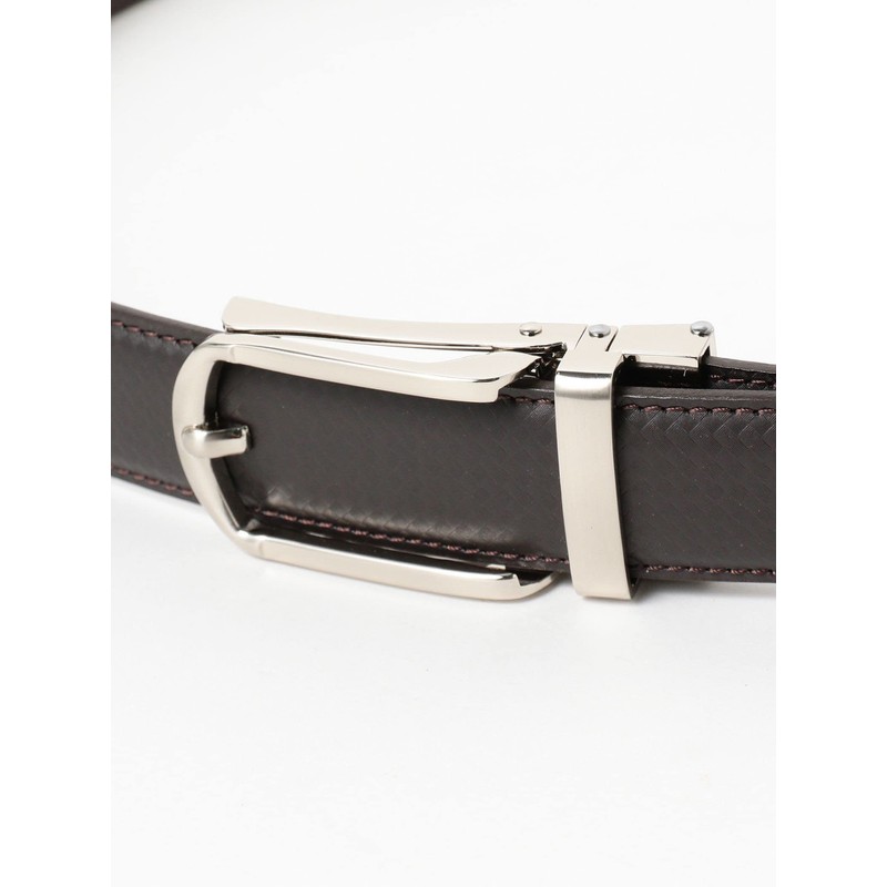 Beams Heart Men's Leather Belt Design Belt, Braun