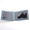 Emono Pass Case, Commuter Pass Case, 3 Sided, Bifold, blue