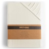 DecoKing Fitted Sheet Super King Cotton Jersey Boxspring, Amber Collection,