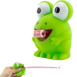 Funny Frog Squeeze Toy Tongue Popping Squeeze Sensory Toys Office Desk Toys Stress Relief for Toddlers Kids Adults (Frog)