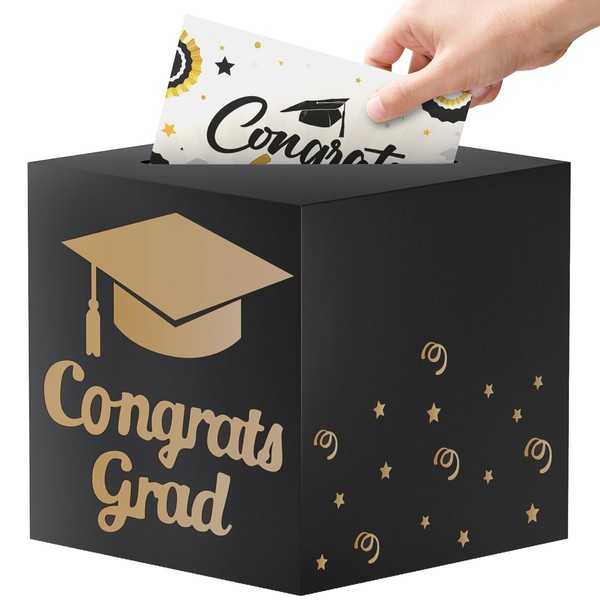 OLANRUN 9" Graduation Card Box, Graduation Decorations 2025 - Congrats