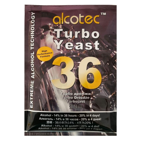 Alcotec Turbo Yeast 36 Extreme Alcohol