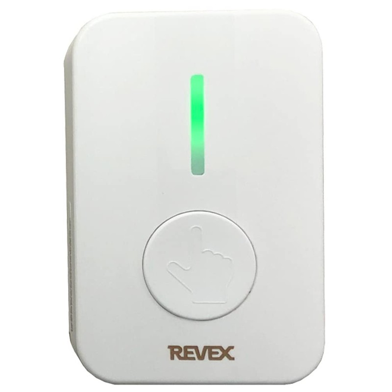 Revex Wireless Chime Intercom Call Button Set LCW500 White