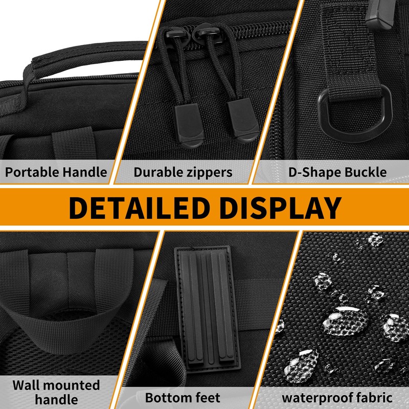 TORIBIO Camera Backpack for DSLR/SLR/Mirrorless Photography Camera, Water-resistant Tactical Camera