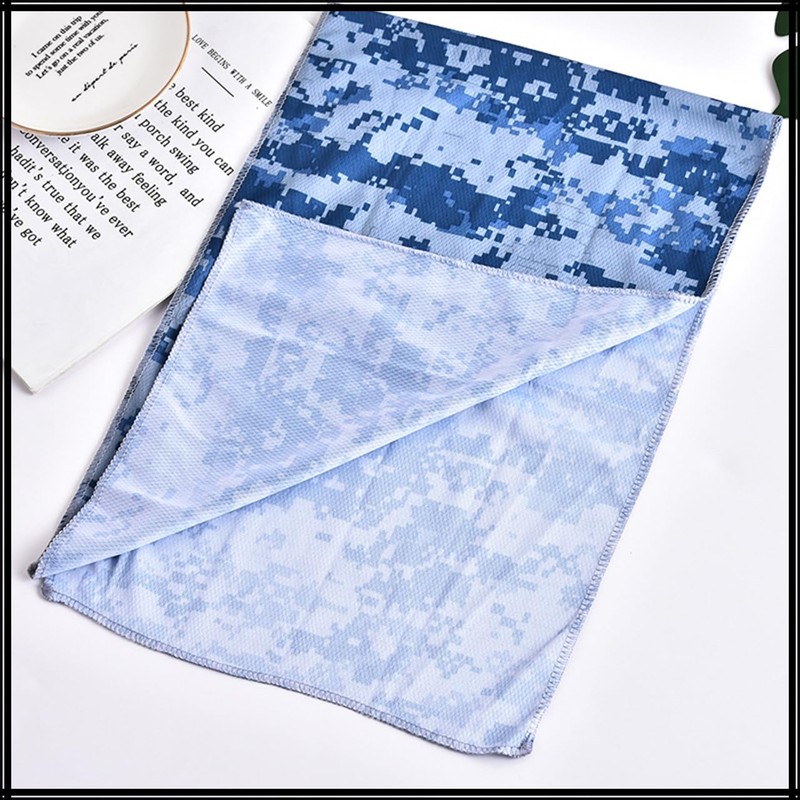 White Fang TR001 Men's Towel, Cooling Sensation, Breathable, Quick Drying,