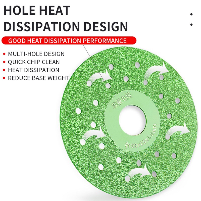 Rock Slab Cutting Disc, Glass Cutting Disc, 4 Inch Rock