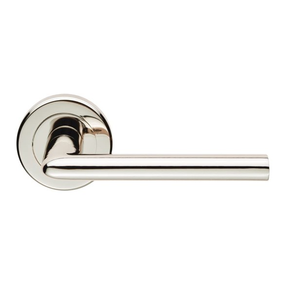 Carlisle Brass Serozzetta SZR010PN Dieci Lever Rosette (Pair), Polished Nickel
