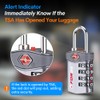 Forge 4-Digit Combination Lock, TSA Approved Locks for Luggage, Travel,