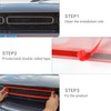 PDKLIN for Challenger Front Grill Mesh Grille Inserts Trim Cover
