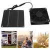 Solar Fan Effective Cooling Safety Protection Easily Install 3W 43.4CFM