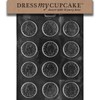 Dress My Cupcake Mardi Gras Large Coins Chocolate Mold - M121