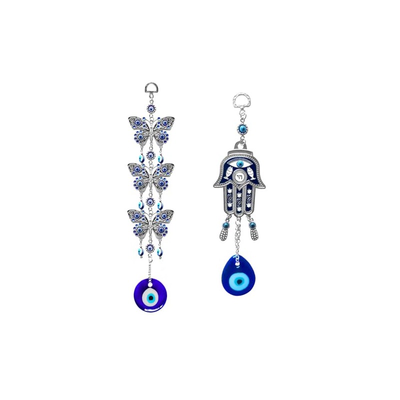 Turkish Blue Evil Eye Evil Eye Nazar Boncuk Butterfly Hamsa