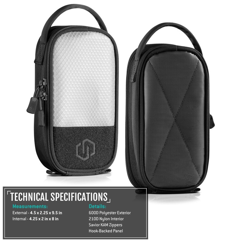 Savior Equipment Core Tactical Mesh Zipper Pouch, 4" x 8"