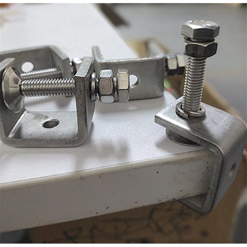 0-25Mm Mini Stainless Steel C Clamps for Mounting, 4Pcs Heavy