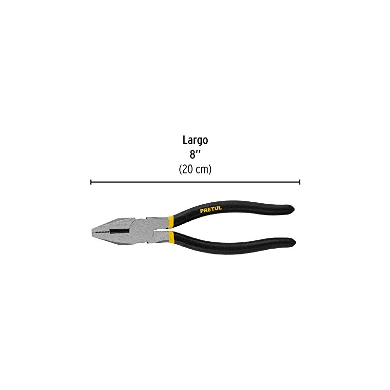 Pretul PEL-8P, Pinza de electricista, acero al carbono, 8"