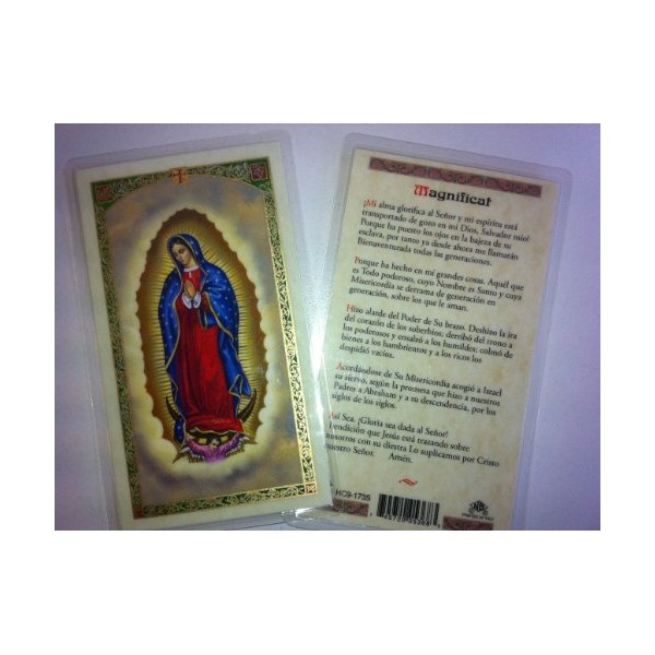 Holy Prayer Cards to the Magnificat in Spanish