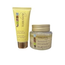 KIT DE COCO LIMON CREMA PARA MANOS Y EXFOLIANTE  REGALO SORPRESA                                                                                      